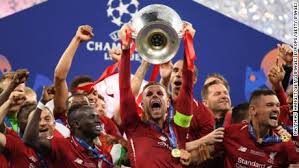 The champions league trophy is seen prior to the uefa champions league round of 16 match between manchester city and barcelona at etihad stadium on february 24, 2015 in manchester. Champions League Final Liverpool Beat Tottenham Hotspur To Win Sixth European Cup Cnn
