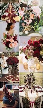 22 Romantic Burgundy And Rose Gold Fall Wedding Ideas Weddinginclude Burgandy Wedding Gold Wedding Decorations Fall Wedding Colors