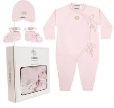 Rosa Lillelam Hentesett Somlos Rosa Babyklaer Ullklaer