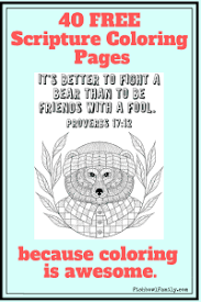 Our bible coloring pages are a great way to do that. Kjv 40 Free Coloring Pages Fishbowl Family