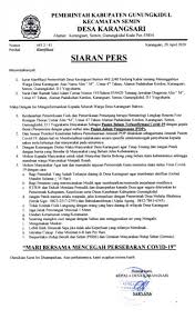 Kewajiban penyampaian surat pemberitahuan tahunan pajak penghasilan wajib pajak orang pribadi. Surat Edaran Pemerintah Desa Karangsari 443 2 41 Website Karangsari