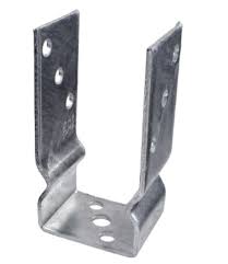 Die bezeichnung pfostenträger ist nur eine von vielen unter denen diese produktgruppe bekannt ist. U Pfostentrager Zum Aufdubeln Feuerverzinkt Fur 120 Mm Pfosten