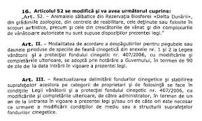(2) retragerea licenţei presupune încetarea activităţii asigurătorului pe toate clasele incluse în. Legea Vanatorii Si A Protectiei Fondului Cinegetic Se Schimba 2019