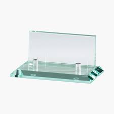 Get it as soon as tue, jul 13. Glass Chrome Pillar Business Card Holder Crystal Images Inc