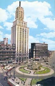 Lafayette Square Buffalo Ny In The 1950s Buffalo New York Buffalo Ny Vacation Trips