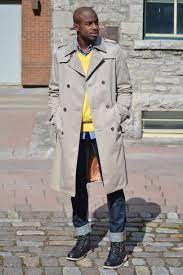 Tan Trenchcoat With Work Boots Smart Casual Fall Outfits For Men 3 Ideas Outfits Lookastic