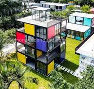 Container building block apartment for young teachers