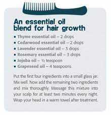 Hair Growth Essential Oil Blend Thyme Cedarwood Lavender Rosemary Jojoba Grapeseed Essential Oil Hair Growth Hair Growth Essentials Grapeseed Oil Hair