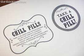 I have label for primary, yw, rs and seminary. Chill Pills Gag Gift Free Printable Labels The Thinking Closet