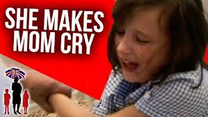 Little Miss Olivia having a temper tantrum…