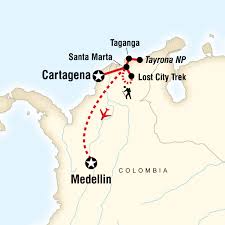 It is 992 km from bogotá and 93 km from barranquilla. Kolumbien Karibik Die Verlorene Stadt Und Medellin Adventure Traveljunkies Tours