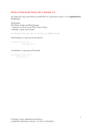 Beispiele für lehnwörter, unterrichtseinheit und unterrichtsmaterialien zu lehnwörtern. Https Www Hueber De Sixcms Media Php 36 Mot A1 Kb Alphabet Wortliste Pdf