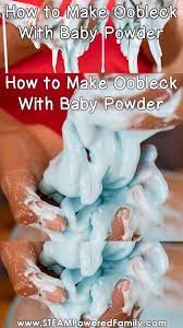 Learn How To Make Oobleck Slime With Baby Powder Video Video How To Make Oobleck Oobleck Recipe Oobleck