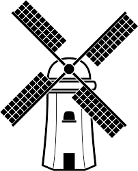 To print the coloring page: Windmill Coloring Pages Coloring Home
