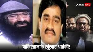 India terrorist's top list 5 terrorists including Hafiz Saeed Masood Azhar  Syed Salahuddin Dawood Ibrahim Zakiur Rehman Lakhvi