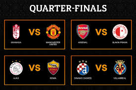 Caminho da liga (26 equipes): Sorteio Das Quartas De Final Da Liga Europa Giroesportesnews