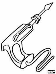 These are great for building a tool vocabulary or for little daddy's helper. A Portable Electric Drill For Diy Coloring Page Coloring Pages Valentine Coloring Pages Color