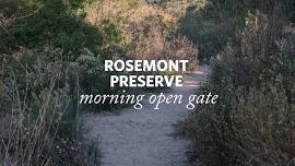 Rosemont Preserve Open Gate
