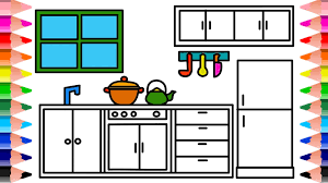Fake an electric cooktop with a sheet of plastic, some circle templates, and spray paint, and add a push light inside the oven for the ultimate teeny stove. Coloring For Kids 2018
