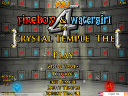 Firebot And Watergirl The Crystal Temple Fireboy And Watergirl Girl In Water Play More Games