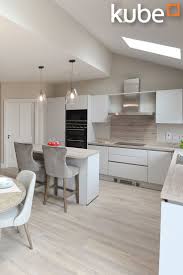 kube vita kitchen in matt satin grey