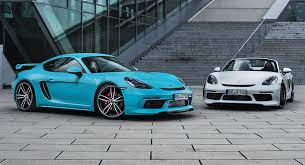 Porsche 718 Cayman Boxster Get All Dolled Up By Techart Porsche 718 Cayman Porsche New Sports Cars