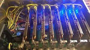 Things like power consumption, gpu and price of ethereum gpus work perfectly for mining cryptocurrencies so most of the parts in your rig won't matter as much as the gpus used. 8 X Amd Rx 5700 Xt 400 Mh S Mining Rig Ethereum Eth Etc Raven Miner Bitcoin 4 750 00 Picclick Uk