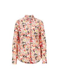 Flowers make the world a more beautiful place. Stella Mccartney Floral Silk Blouse Willow Multi Stella Mccartney