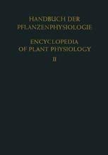Plant physiology is a subdiscipline of botany concerned with the functioning, or physiology, of plants. Allgemeine Physiologie Der Pflanzenzelle General Physiology Of The Plant Cell Springer