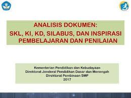 Skl bahasa inggris smp kelas 9 kurikulum 2013. Analisis Dokumen Skl Ki Kd Silabus Dan Inspirasi Pembelajaran Dan Penilaian Kementerian Pendidikan Dan Kebudayaan Direktorat Jenderal Pendidikan Dasar Ppt Download