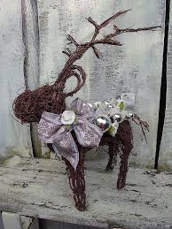 Deko Reben Rentier Hirsch Elch Kugeln Sterne In Silber Weihnachten Handarbeit Handarbeit Weihnachten Deko