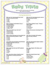 That's where the baby registry comes in. Baby Trivia Baby Shower Quiz Baby Facts Baby Shower Fun