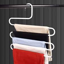 Maybe you would like to learn more about one of these? Buy Nusense S Shape Trousers Hangers Stainless Steel Clothes Hangers Closet Space Saving Organizer For Pants Jeans Scarf Hanging White Online Shop Home Garden On Carrefour Uae