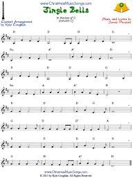 Jingle Bells For Clarinet Free Printable Pdf To Play Along With Other Woodwind And Brass Instrument Sheet Music Jingle Bells Sheet Music Clarinet Sheet Music