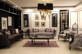 Et recevez à dîner dans votre salon ! Casa Padrino Canape Baroque De Luxe Violet Noir Argent 267 X 90 X H 100 Cm Canape De Salon Avec Tissu De Velours Fin Mobilier Baroque