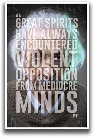 Buy Dhdm Great Spirits Have Always Encountered Albert Einstein Education Poster 12 Inches By 18 Inches Inspirational Motivational Poster Jsc755 Online In Usa B07crfl6hl