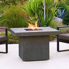 Faux Concrete Fire Pit Available At Patioworld Net Propane Fire Pit Table Outdoor Fire Pit Table Outdoor Fire Pit
