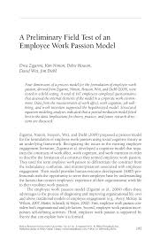 Tujuan masuk pt smt : Pdf A Preliminary Field Test Of An Employee Work Passion Model