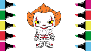 Related with pennywise the clown coloring pages. Pennywise Clown Coloring Pages Youtube