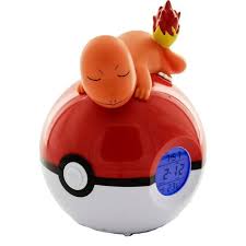 Pokemon Radio Reveil Lampe Led Salameche Pokemon Radio Reveil Lampe Led