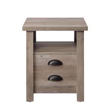 The solid hourglass shape of this end table is small enough to fit into cramped corners and will bring a pop of modern flair. Buy Better Homes And Gardens Granary Modern Farmhouse End Table Multiple Finishes Online In Turkey 628108343