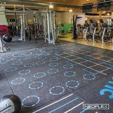 Neoflex Premium Gym Tiles With Functional Training Markings For Actic Fitness S Atc Circuit In Selm Germany Actic Germany Has 25 Fitness Leisure Centre Sit