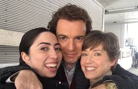 Ewan, Olivia Sandoval & Carrie Coon behind the scenes of 'Fargo'  ewanmcgregor