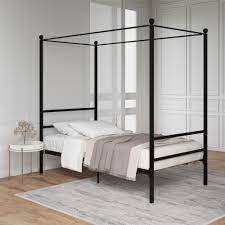 You may discovered one other black twin canopy bed frame better design ideas. Mainstays Metal Canopy Bed Twin Black Walmart Com Walmart Com