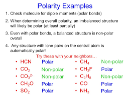 Although the bonds themselves are polar, the four bonds between carbon and fluorine cancel out one another, generating a nonpolar molecule. Unit 5b Covalent Bonding Ppt Video Online Download