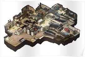 Cache Isometric Csgo Map Posters Map Poster Map Art Isometric