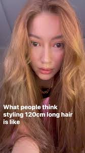 The reality of living with 120cm long hair as 160cm tall woman. #longhair  #longhairdontcare #hairstyles #hairmemes #hairgoals