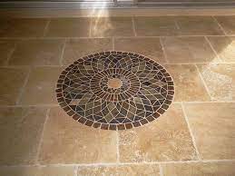 Flooring Cool Tile Floor Designs Patterns Beige Ceramics Floor Tile With Unique Round Floral Patte Decoracion De Exteriores Disenos De Unas Decoracion De Unas