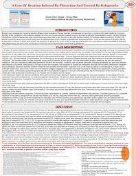 Pdf A Case Of Bruxism Induced By Fluoxetine And Treated By Gabapentin