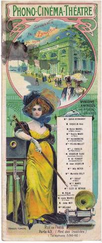 Phono-Cinéma-Théâtre program brochure, AI generated